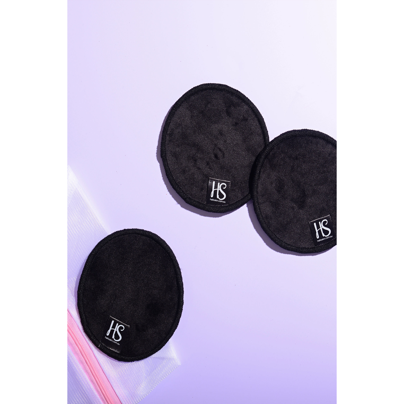 The Luxe Face Exfoliator Pad (3Pack) + Free Laundry Bag