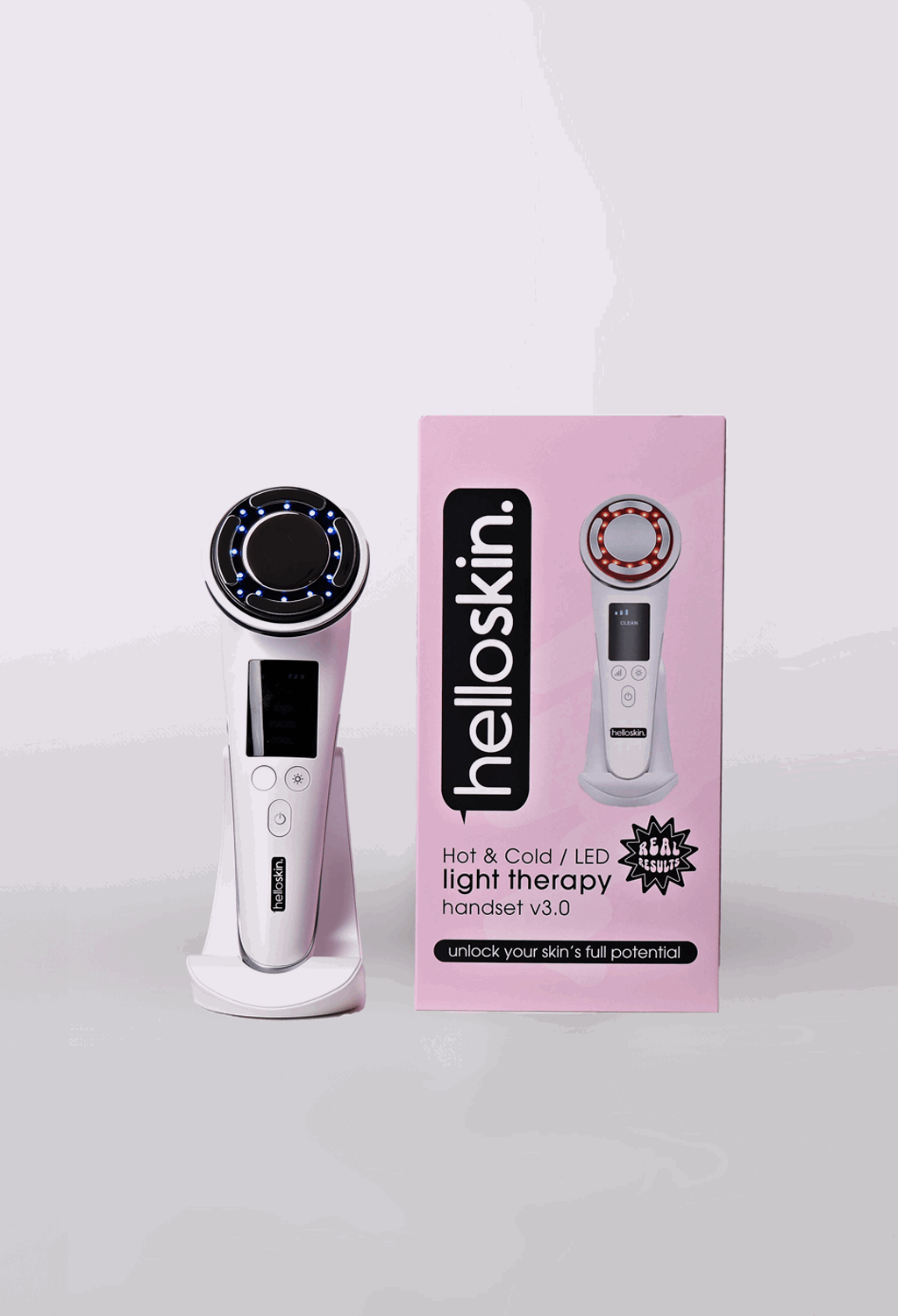 Helloskin Hot/Cold LED Light Therapy Handset v3.0 (The Latest Technology in LED Therapy)