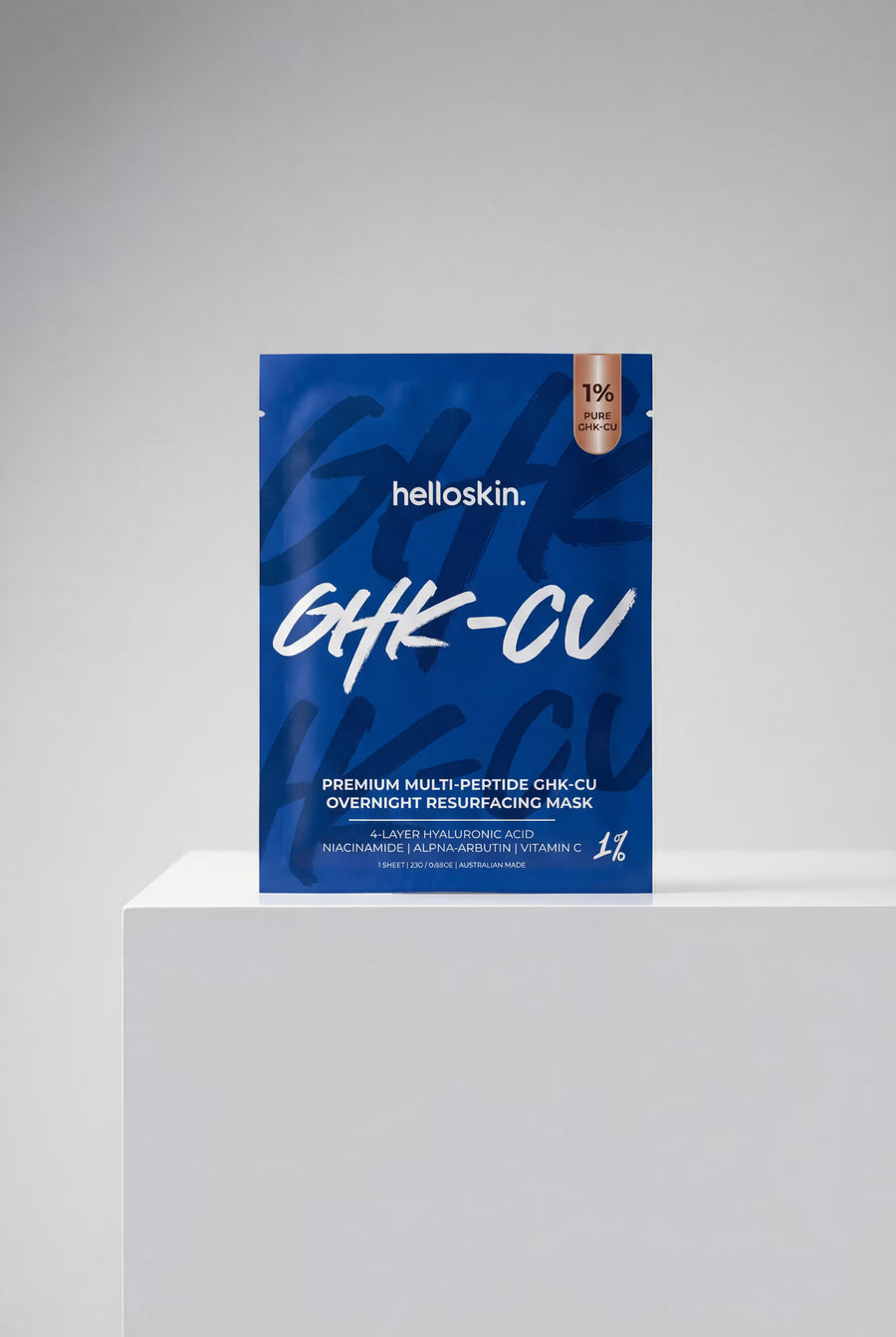 Premium GHK-Cu Multi-Peptide Overnight Resurfacing Mask 1% Pure GHK-Cu