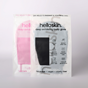 his & hers exfoliating glove (pink & black)